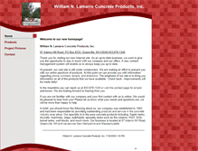 Tablet Screenshot of lamarreconcrete.com